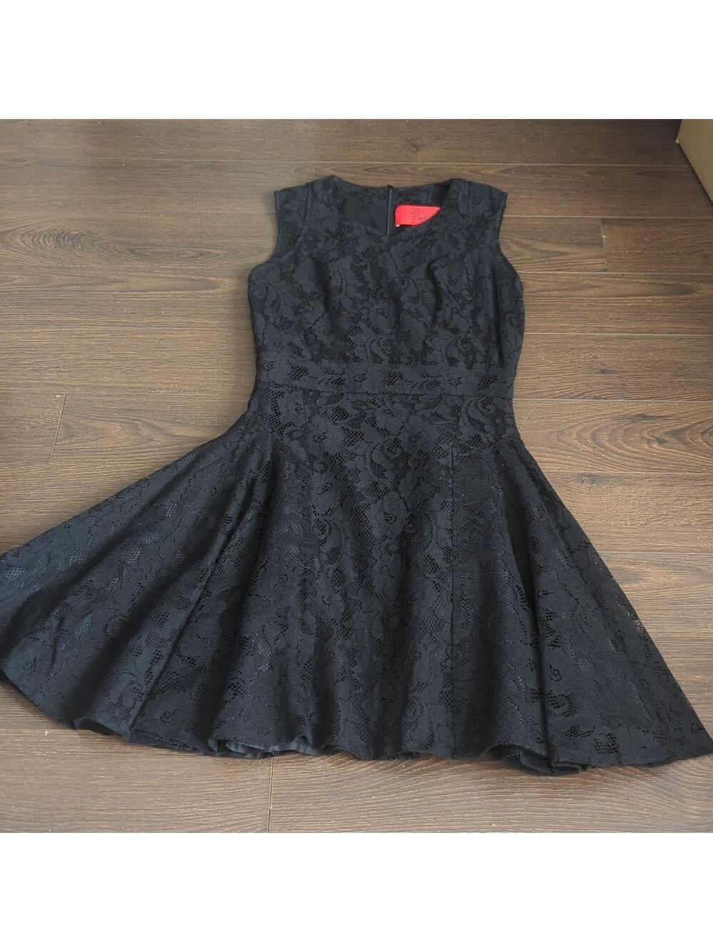 Zac Poison Z Spoke Black Lace Dress - Picture 6 of 13